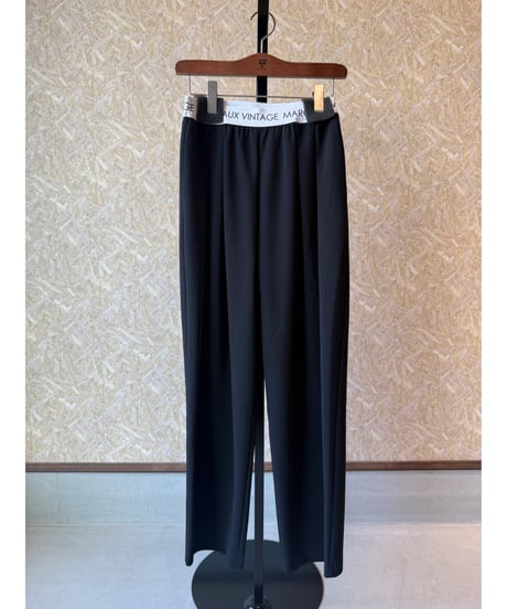 MARGAUX VINTAGE ★ logo waist tuck pants
