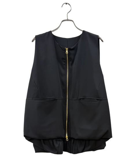 MICHNESS ★ drape twill balloon gilet