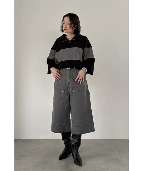 FOSI. bi-color high-necked sweat