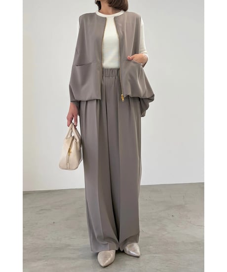MICHNESS ★ drape twill balloon gilet