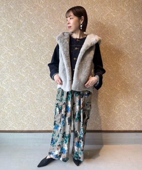 ESPEYRAC ★ print flower cargo pants