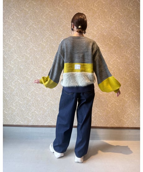 MARECHAL TERRE ★ color block knit