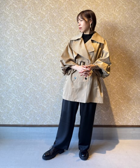 MARGAUX VINTAGE ★ balloon sleeve middle trench