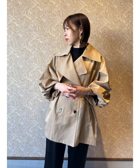 MARGAUX VINTAGE ★ balloon sleeve middle trench