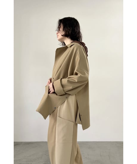 FOSI. ★ big size trench jacket
