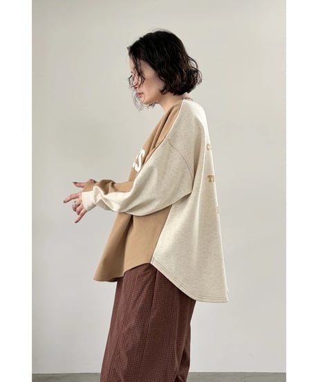 FOSI. ★ bi-color 2way logo sweat