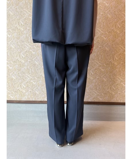 MICHNESS ★ drape twill center press pants