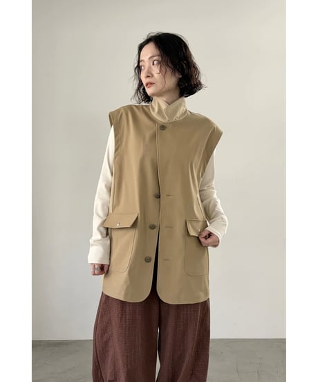 FOSI. ★ tailor color chino vest