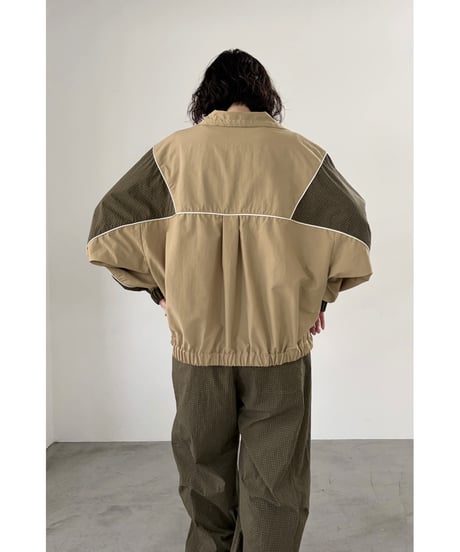 FOSI. ★ bi-color nylon blouson