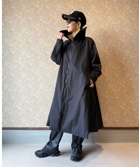 MARECHAL TERRE ★ reversible quilting A-line coat
