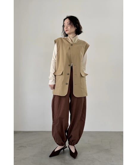 FOSI. ★ tailor color chino vest