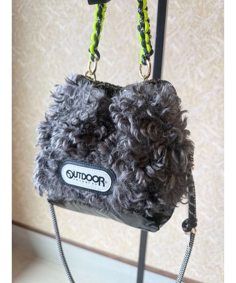 RISLEY ★ reversible fur quilt bag