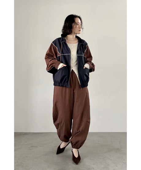 FOSI. ★ bi-color nylon blouson