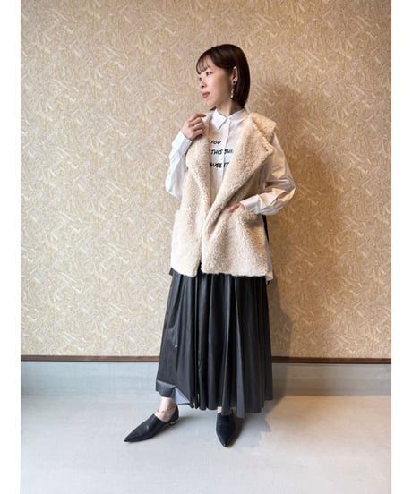 RISLEY ★ back long print shirt