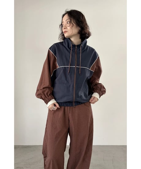 FOSI. ★ bi-color nylon blouson