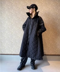 MARECHAL TERRE ★ reversible quilting A-line coat