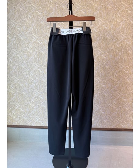 MARGAUX VINTAGE ★ logo waist tuck pants