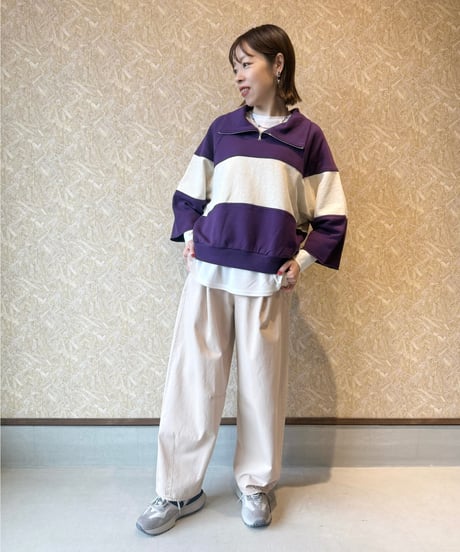 FOSI. bi-color high-necked sweat