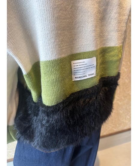 MARECHAL TERRE ★ color block knit