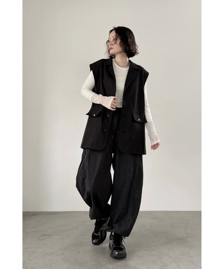 FOSI. ★ tailor color chino vest