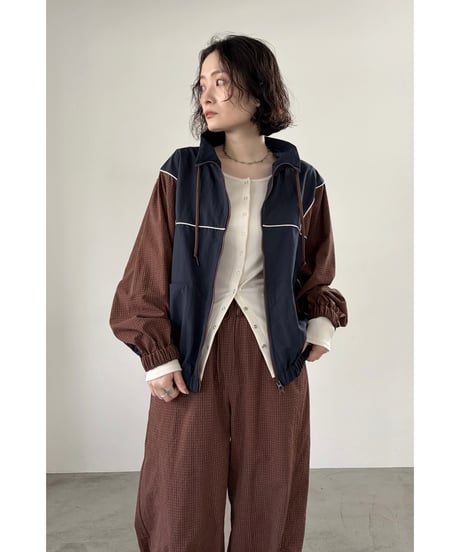 FOSI. ★ bi-color nylon blouson