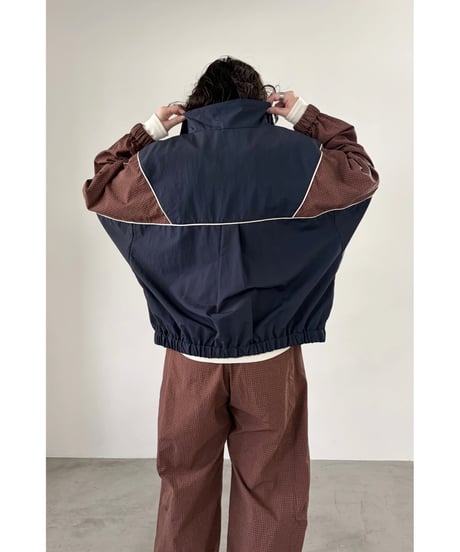 FOSI. ★ bi-color nylon blouson