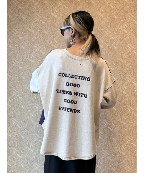 FOSI. ★ bi-color 2way logo sweat