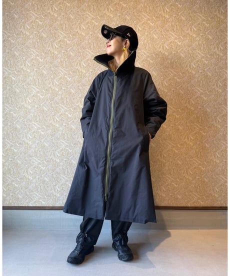MARECHAL TERRE ★ reversible quilting A-line coat
