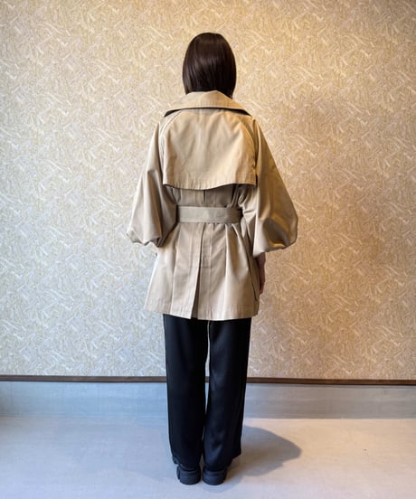 MARGAUX VINTAGE ★ balloon sleeve middle trench