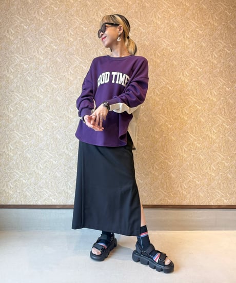 FOSI. ★ bi-color 2way logo sweat