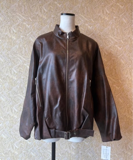 MARGAUX VINTAGE ★ leather riders jacket
