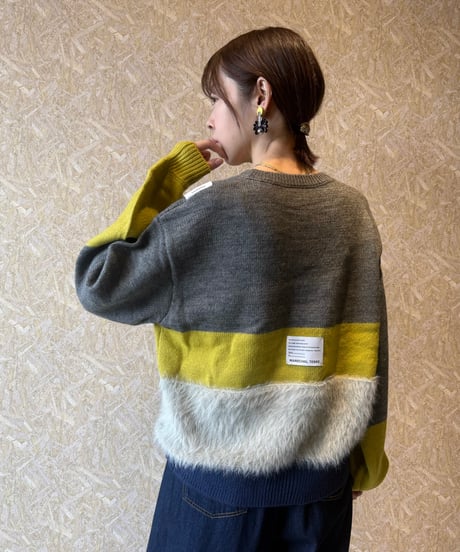 MARECHAL TERRE ★ color block knit