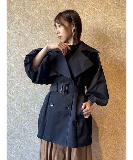 MARGAUX VINTAGE ★ balloon sleeve middle trench