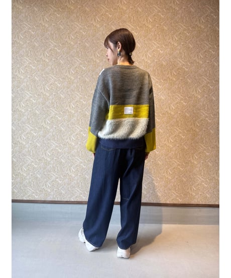 MARECHAL TERRE ★ color block knit
