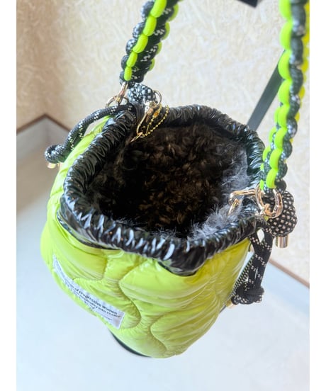 RISLEY ★ reversible fur quilt bag