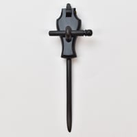 b-005_____フルラッチ  ナス型　黒檀