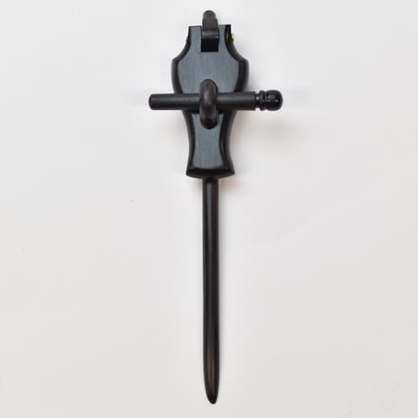 b-005_____フルラッチ  ナス型　黒檀