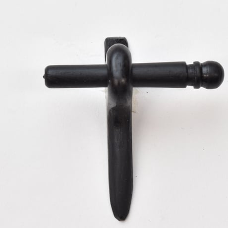 b-805____短いハスプセット　黒檀