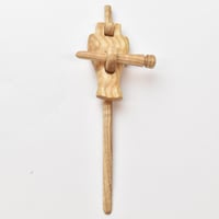 b−004____フルラッチ　ナス型　タモ斑入り