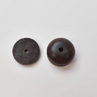 b-789____φ14  ノブ＆ワッシャー　ウオールナット
