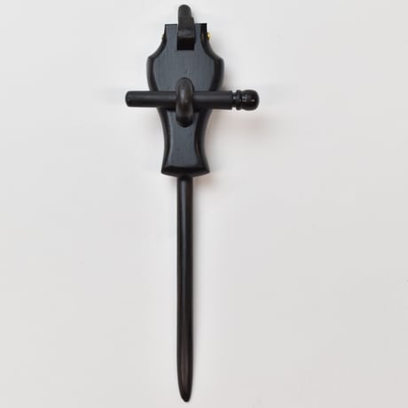 b-005_____フルラッチ  ナス型　黒檀