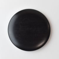 b-947_____6"ラウンド　黒檀　エッジ薄仕立て