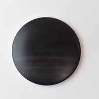 b-949_____7"ラウンド　黒檀　エッジ薄仕立て