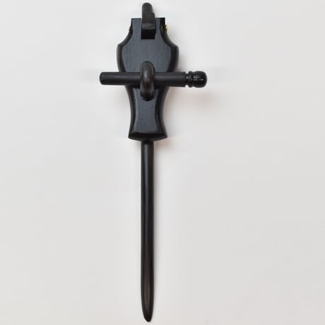 b-005_____フルラッチ  ナス型　黒檀
