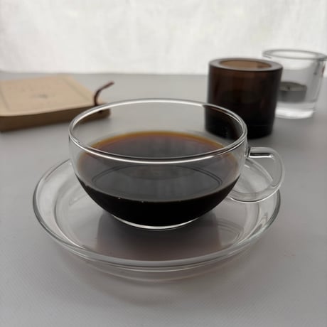 JENAER GLAS（イエナグラス）｜ドイツ製｜耐熱ガラスのカップ＆ソーサーセット