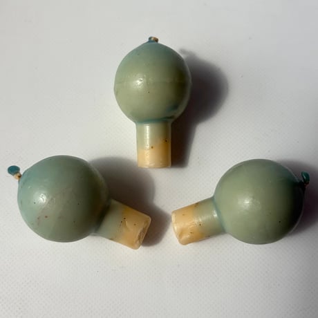 Nuutajärvi（ヌータヤルヴィ）｜Lumme（ルンメ）｜小さなガラスのキャンドルホルダー ｜Vintage Candle付　在庫３点