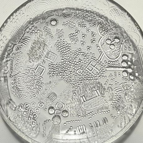 Nuutajärvi（ヌータヤルヴィ）｜Fauna（ファウナ）｜Oiva Toikka（オイヴァ トイッカ）｜プレート15cm｜Finland Vintage｜在庫１点