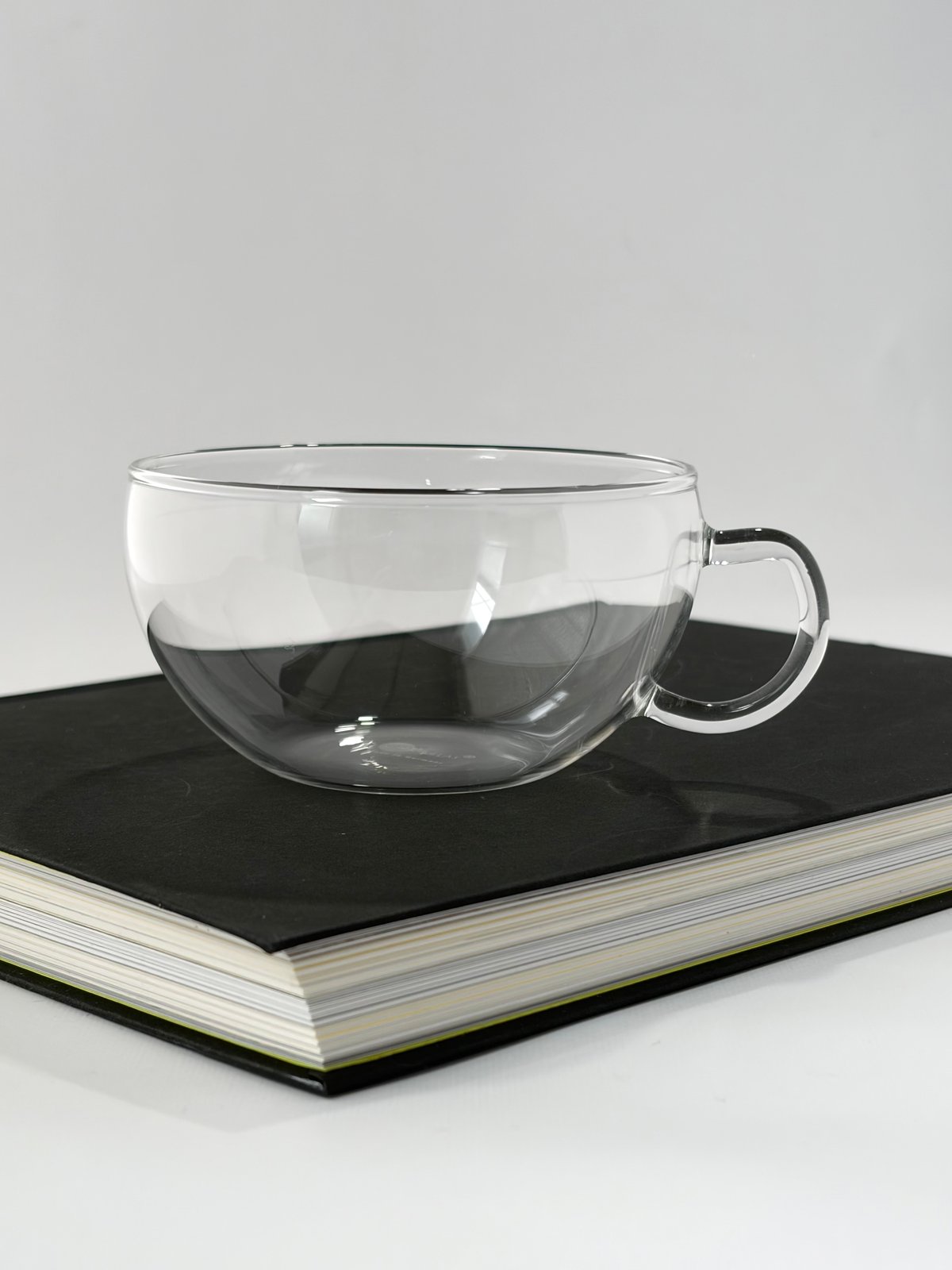 美品 JENAER GLAS イエナグラス カップ＆ソーサー 2客 耐熱ガラス ペア クリア ドイツ製 テーブルウェア SU12787G2 JENAER GLAS（イエナグラス）｜ドイツ製｜耐熱ガラスのカップ