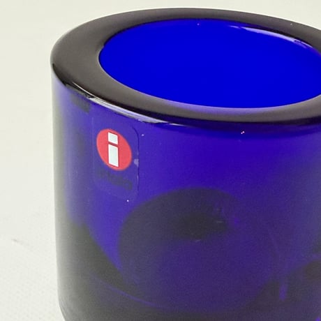 iittala（イッタラ）｜Kivi（キビ）キャンドルホルダー｜コバルトブルー