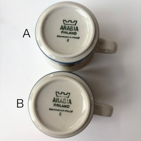 ARABIA（アラビア）｜Sモデル｜Uhtua（ウートゥア）｜カップ＆ソーサーセット｜在庫２点